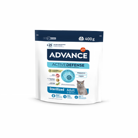 Advance Pisici - Advance Pisică Adultă -  Sterilizat Curcan si orz 400 g