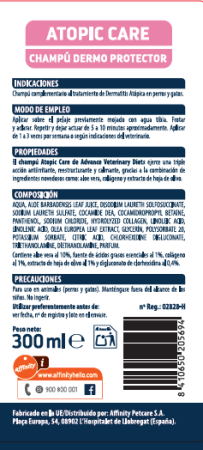 Advance – Șampon Advance Atopic Derma Care, pentru câini și pisici, 300 ml [1]
