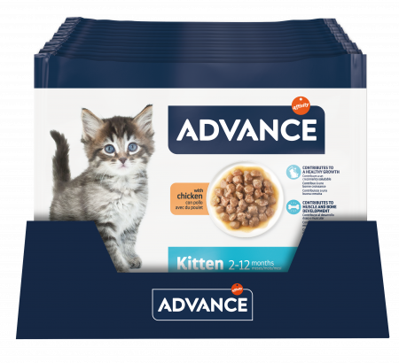 Pisici - Advance Wet Kitten Multipack – Cu Pui