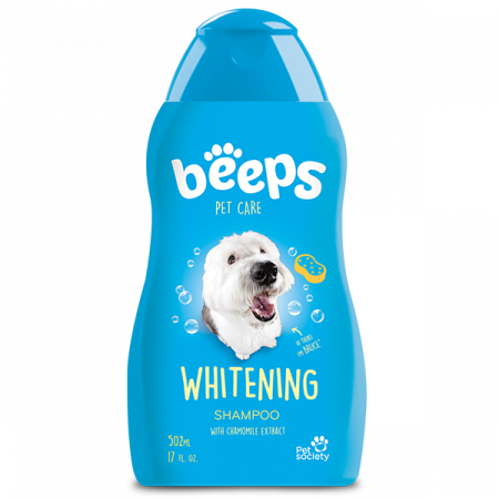 Igienă & Îngrijire Câini - Beeps - Șampon pentru Blană albă – câine 502 ml