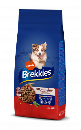 Hrană pentru câini - Brekkies - Câine Adult Mix Vită cu legume și cereale 20 kg