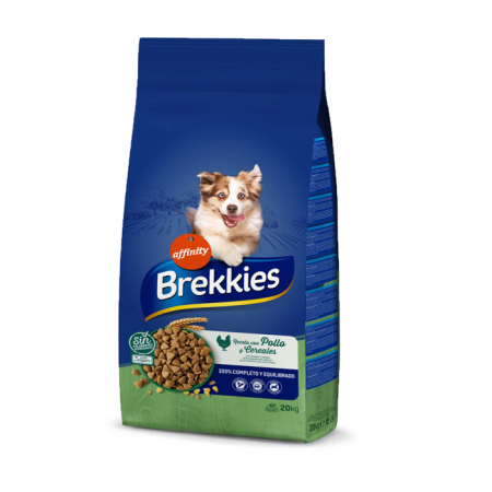 JuniorSoft - Brekkies - Câine Adult Complet cu Pui, legume și cereale 20 kg