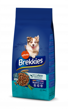 Hrană pentru câini - Brekkies - Câine Adult cu Somon, legume și cereale 20 Kg