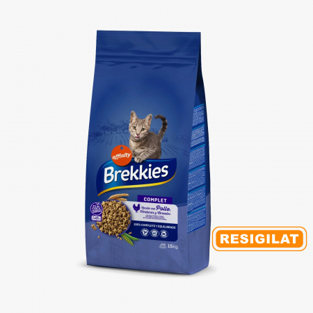 Brekkies - Pisică Adultă Complet cu pui, legume și cereale 15 kg [1]