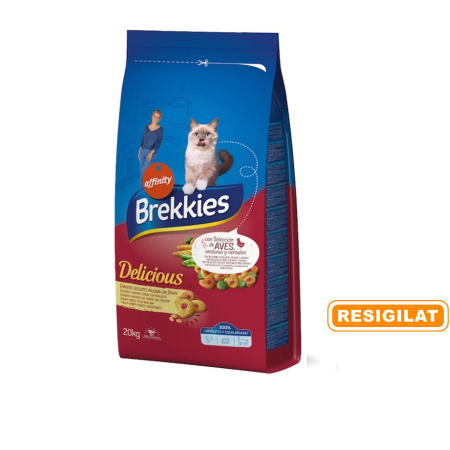 Import - BREKKIES EX. CAT DELICE CARNE PUI, CURCAN 20 KG