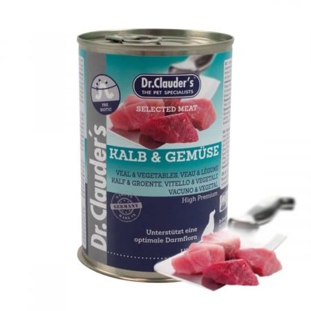 Import - Dr. Clauder`s – Selectead Meat - Vițel și Legume 400G