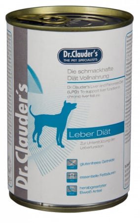 Dr. Clauder`s – Dietă afecțiuni hepatice pentru câini 400g [1]