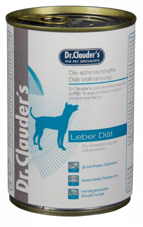 Diete veterinare Caini - Dr. Clauder`s – Dietă afecțiuni hepatice pentru câini 400g
