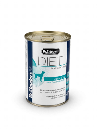 Hrană umedă Câini - Dr. Clauder`s – Dietă afecțiuni hepatice si pancreatice pentru câini 400g