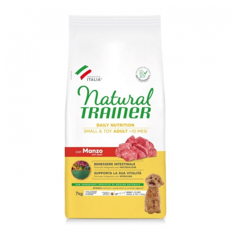 Hrană pentru câini - Natural Trainer – Sensitive – Dog Mini Adult cu Vita - 7kg