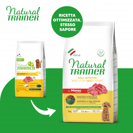 Natural Trainer – Sensitive – Dog Mini Adult cu Vita - 7kg [1]