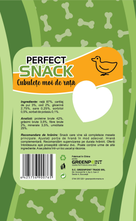 Perfect Snack - Cubulețe moi de rață – 80 g [1]