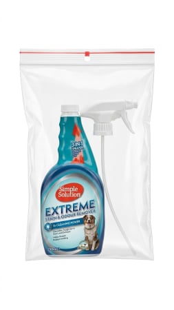Câini - Simple Solution - Extreme Soluție Anti Pete și Anti Mirosuri – 945 ml