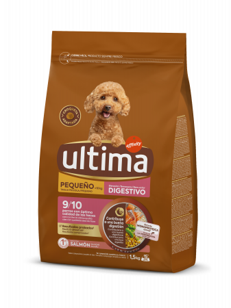Ultima Câini - Ultima - Mini Adult Sensitive cu Somon 1,5 kg