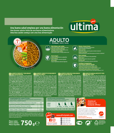Ultima - Pisică Adultă cu Somon 750 g [1]