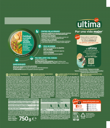 Ultima - Pisică Adultă pentru Tractul Urinar 750g [1]