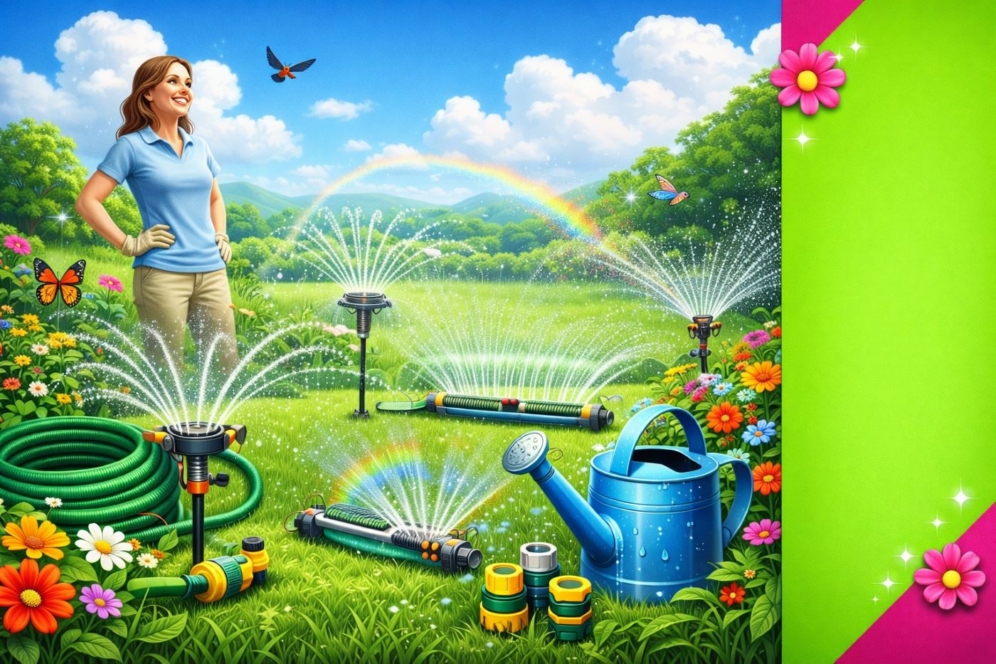 Aspersoare de Grădină: Cum să Alegi Soluția Ideală pentru Udarea Automată a Gazonului