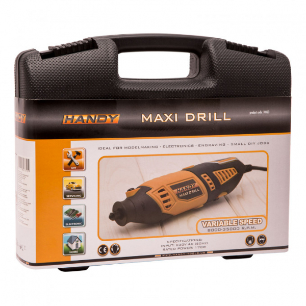 Mini-masina dremmel de gaurit universal, turatie reglabila 8-35.000 rot/min | HANDY [3]