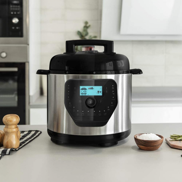Multicooker cu gatire la presiune Cecotec GM H, 1000 W, 6 L, 19 de programe, Vas antiadeziv detasabil [2]