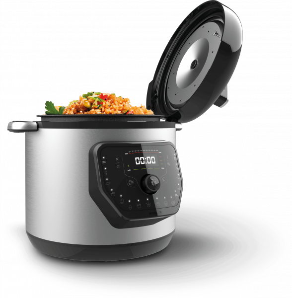 Multicooker cu gatire la presiune Cecotec GM H, 1000 W, 6 L, 19 de programe, Vas antiadeziv detasabil [9]