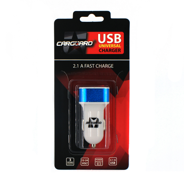 CARGUARD - Încărcător auto USB - 2400 mA - carcasă metalică [7]