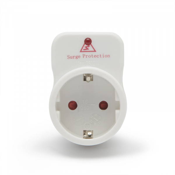 Adaptor priza cu protectie la supratensiune - 16A, 3500W, 250v CA [2]