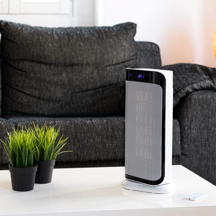 Aeroterma oscilanta Ceramica Cecotec ReadyWarm 6600 Ceramic Style Smart, 2000 W, telecomanda [3]