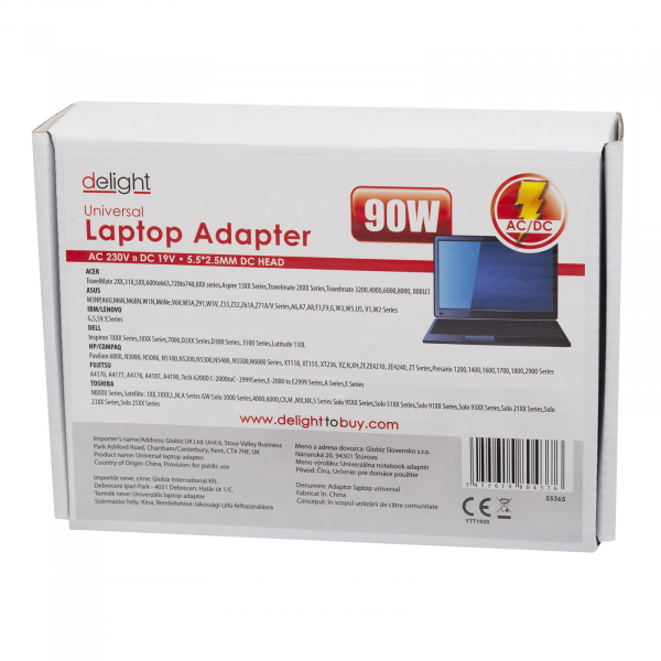 Alimentator laptop Universal19V/4,72A 5,5/1,7mm [2]