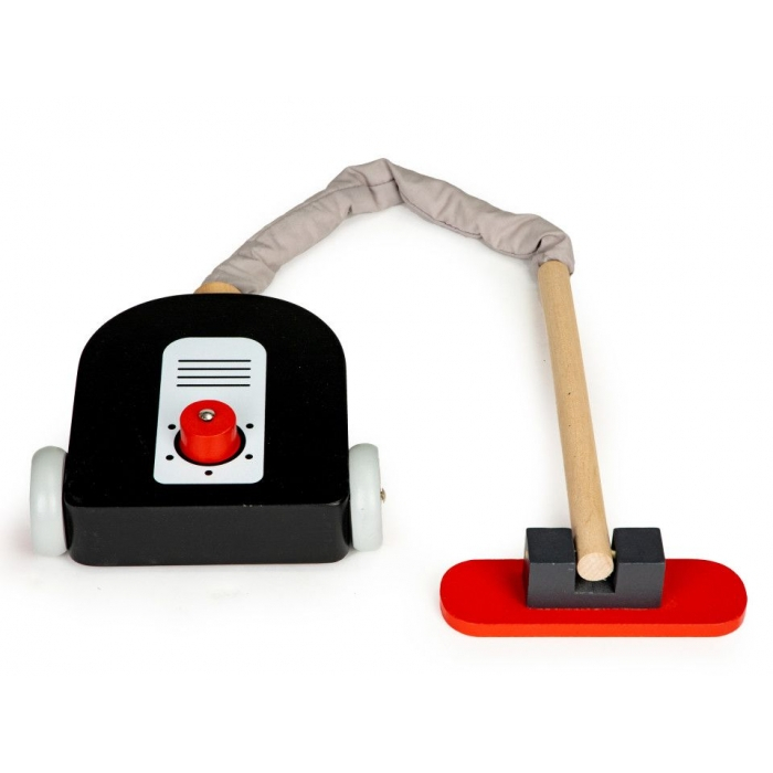 Antemergator din lemn XXL cu aspirator si elemente pentru curatenie Ecotoys 4404 [10]