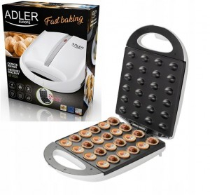 Aparat Adler AD 3039 pentru Copt Prajitura Forme Coji de Nuci, Putere 1600W, Placi Neaderente [5]