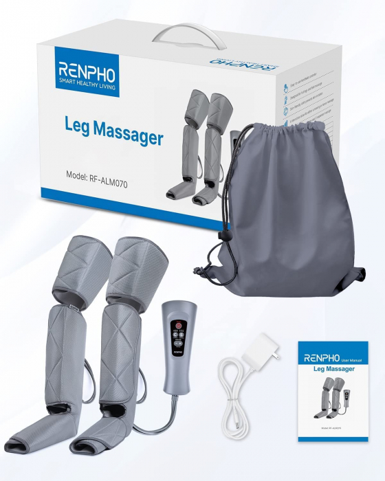 Aparat de masaj picioare Renpho ALM070, 6 moduri, 4 intensitati, circulatie si ameliorarea durerii, compresie aer, relaxarea musculara [4]