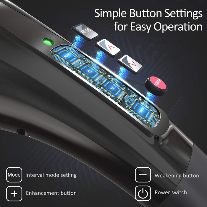 Aparat de masaj Renpho EM2018C, Spate, Gat, Sold, Picioare, Talpi, 4 moduri 5 viteze, 5 capete [7]