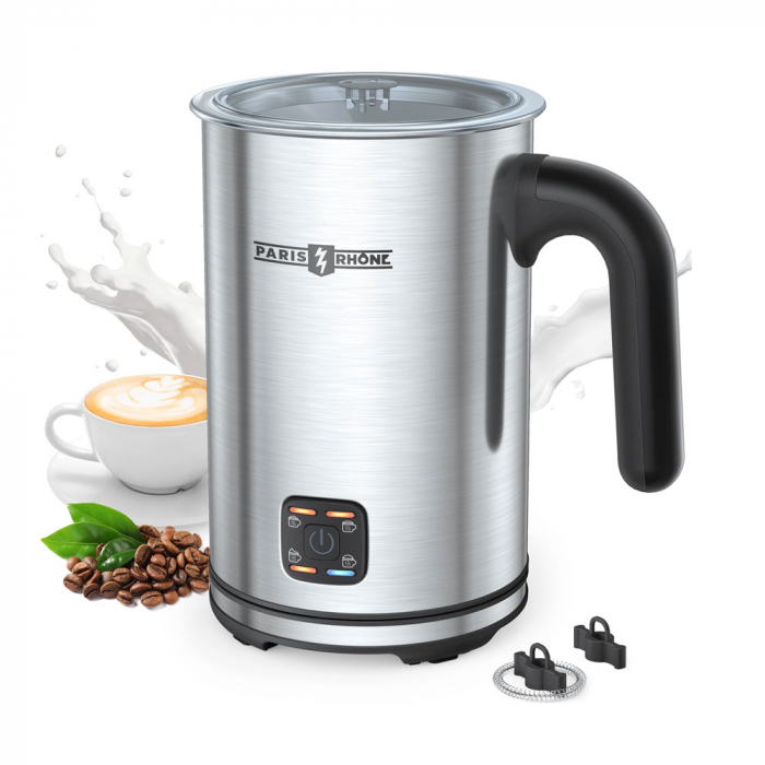 Aparat pentru spumarea laptelui din inox Paris Rhone PE-MF009, 300ml, 4 in 1,  interior antiaderent [2]
