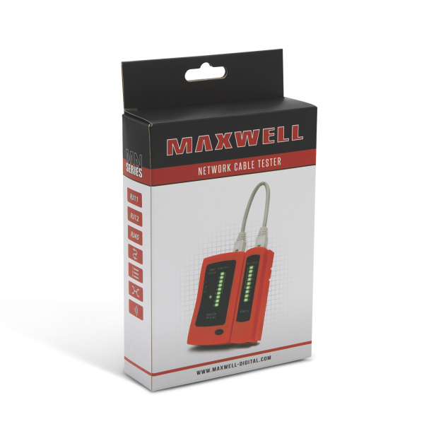 Aparat de testare pentru cabluri RJ11, RJ12, RJ45 - Maxwell Digital [4]