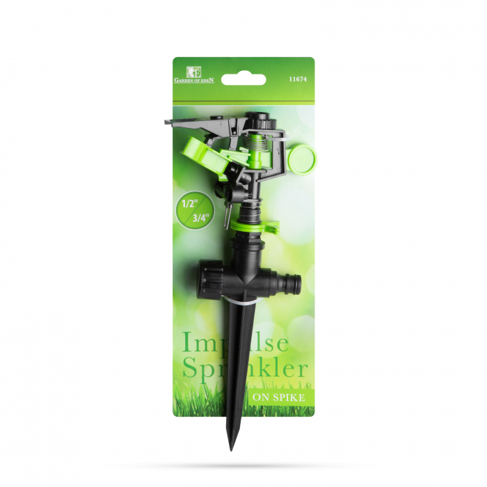 Aspersor de impuls pentru gradină - plastic - max. 20 m - 27,4 x 12,5 x 5,3 cm [2]