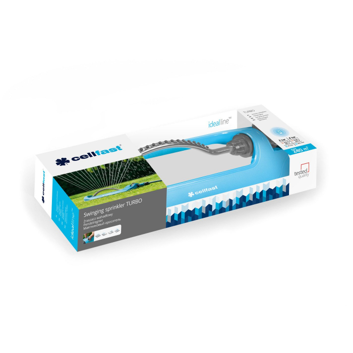 Aspersor liniar oscilant Cellfast TURBO IDEAL - pentru gradina, gaon, iarba [3]