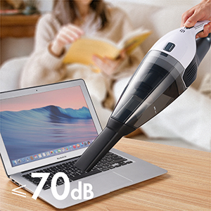 Aspirator de mana HoLife HM036E, Aspirare solide si lichide, 14.8V, Autonomie 30 minute [7]