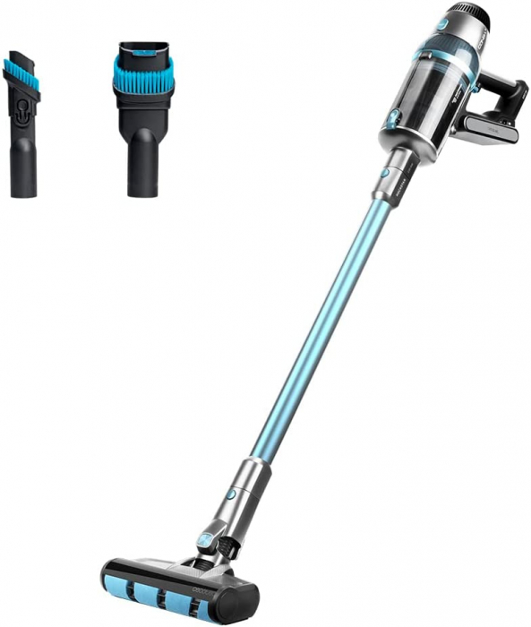 Aspirator vertical 3 in 1 Cecotec Conga RockStar 1600 Titanium, Putere 680W, 4 moduri, 29,6V Li-Ion, Autonomie 75m, Rezervor 600ml [2]