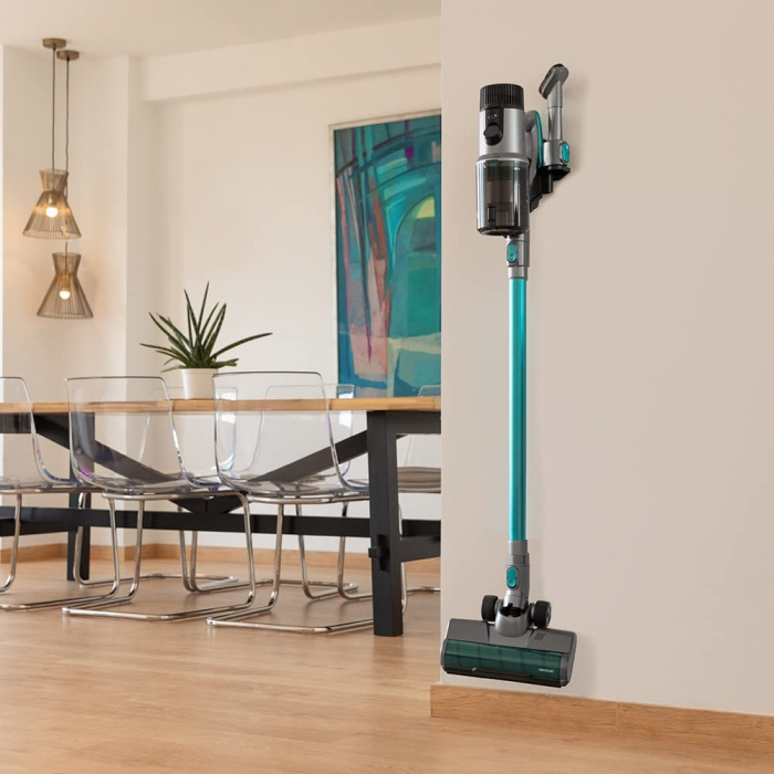 Aspirator vertical 3 in 1 Cecotec Conga RockStar 880 Titanium, Putere 480W, 37V Li-Ion, 30kPa, Autonomie 100min, Rezervor 700ml [3]