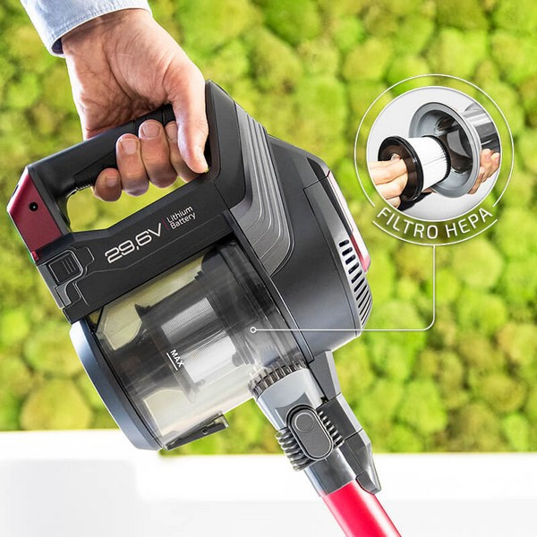 Aspirator vertical cu acumulatori 3 in 1 Conga ThunderBrush 820 Immortal Battery 29,6 V, Autonomie 65 minute [6]