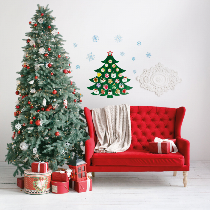 Autocolant de perete, de Crăciun - calendar de advent [2]