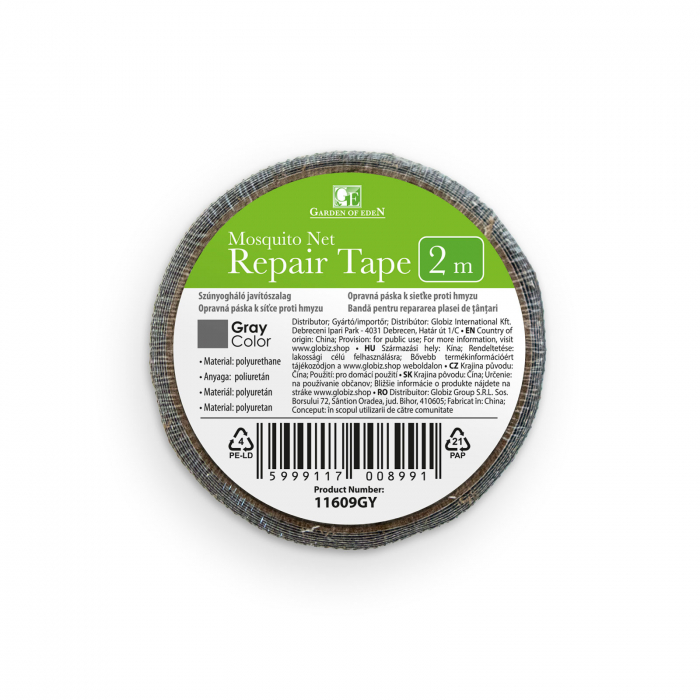 Bandă de reparare plasă de țânțari - 2 m x 5 cm - gri [3]