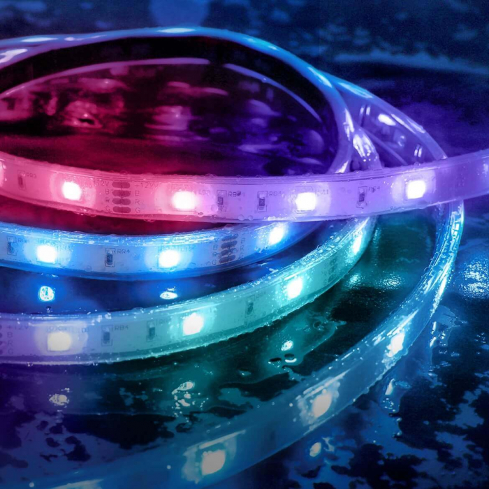 Banda LED Profesionala Govee H6172 RGBIC, 10m, IP65, Sincronizare Muzica, Wi-Fi  Bluetooth, Exterior, Google Assistant  Alexa [4]