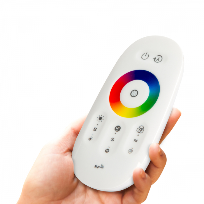 Banda LED RGB - \"Magic Control\" - 5 m - 100 programe lumina, telecomandă tactilă [5]