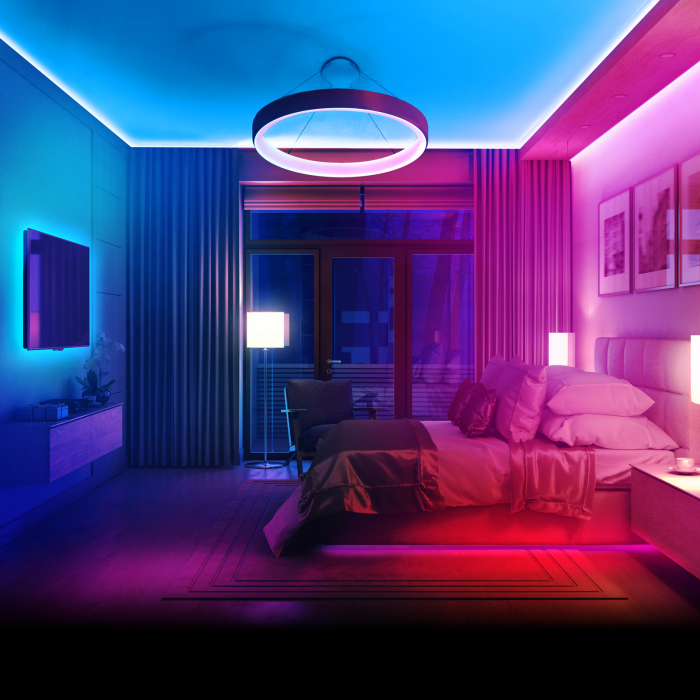Banda LED RGB - \"Magic Control\" - 5 m - 100 programe lumina, telecomandă tactilă [2]