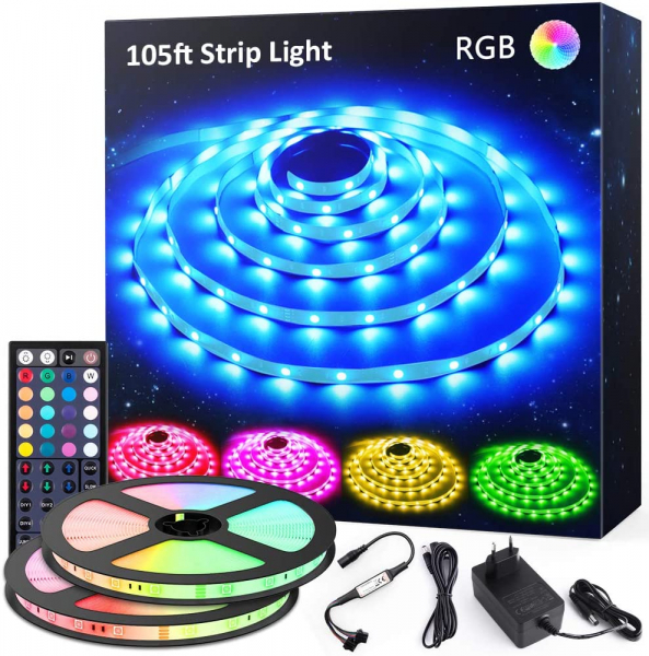 Banda LED RGB Novostela 32m, 960 Leduri, Telecomanda RF cu 44 butoane [1]