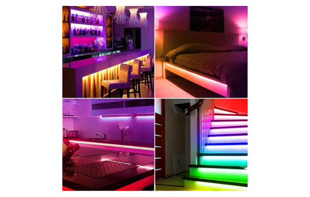 Banda LED Smart Gosund SL2-C WiFi, 5 metri, Sincronizare muzica, Alexa, Google Asistant [5]