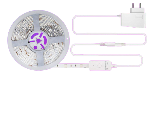 Banda LED Smart Gosund SL2-C WiFi, 5 metri, Sincronizare muzica, Alexa, Google Asistant [8]