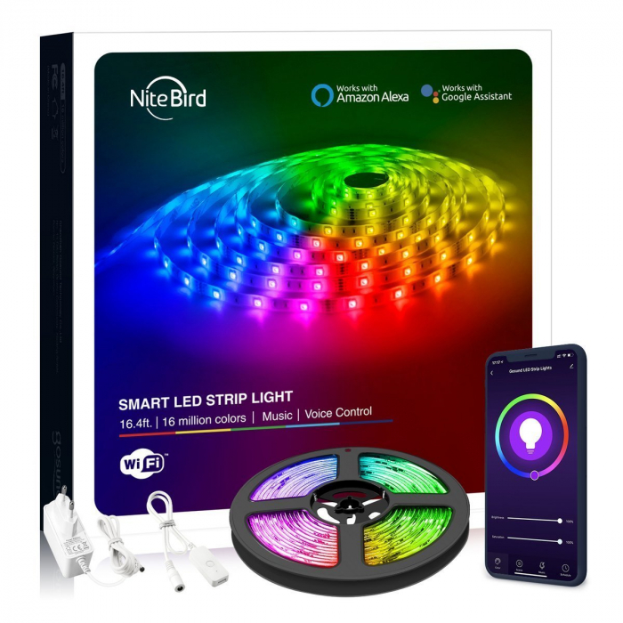 Banda LED Smart NiteBird SL3 WiFi, 10 metri [2]