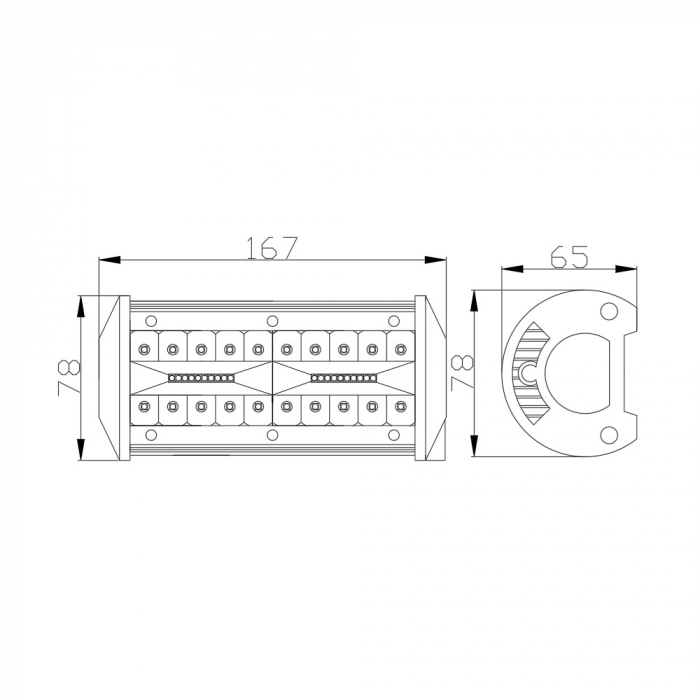 Bara LEd Bar Auto Off Road - 40W - 40 SMD LED, 4200 lumeni [7]
